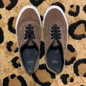 Leopard print sneakers